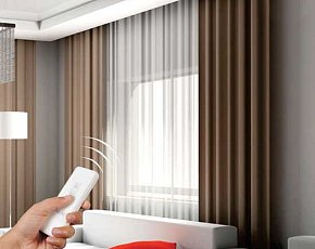 Rèm vải động cơ tự động