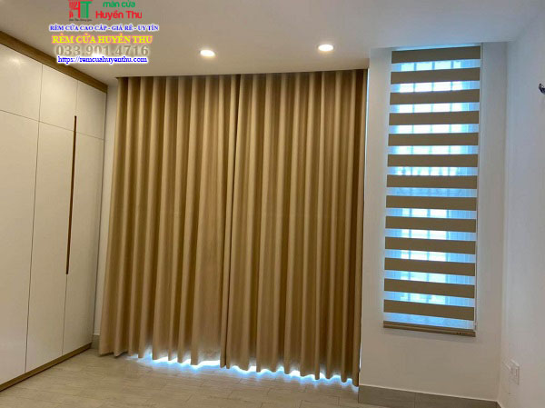 màn cửa 1 màu đẹp