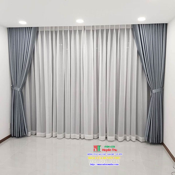 rèm vải 2 lớp