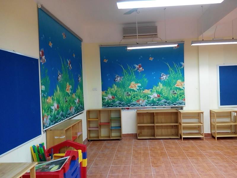 rèm cuốn tranh phong cảnh