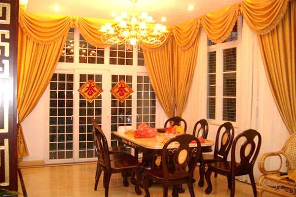 rèm yếm võng hoàng gia