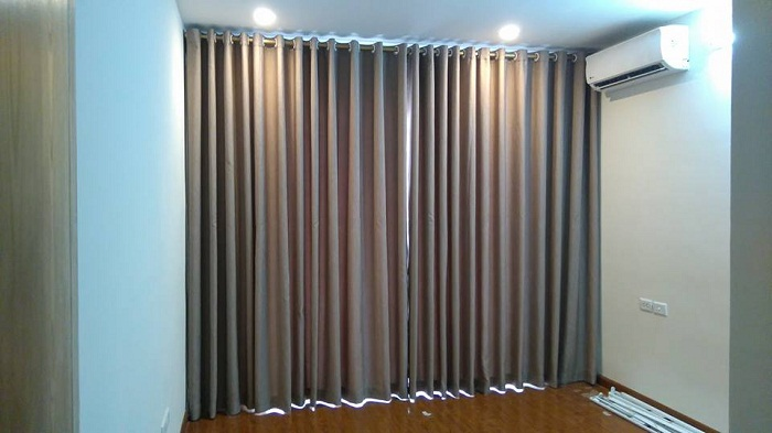 rèm vải 1 màu 2 lớp rèm vải 1 màu 2 lớp
