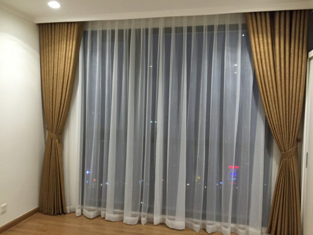 rèm vải 1 màu 2 lớp rèm vải 1 màu 2 lớp