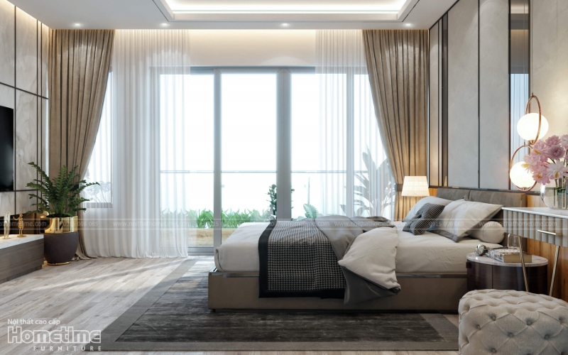 Gợi ý rèm vải hai lớp cho không gian phòng khách